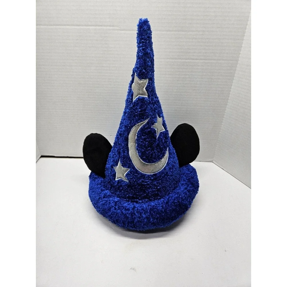 Walt Disney World Mickey Mouse Sorcerer Wizard Fantasia Hat Blue Halloween